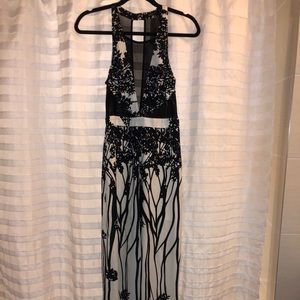 Black and White Jumpsuit